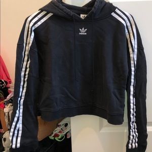 Adidas crop hoodie